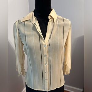 Max studio silk blouse